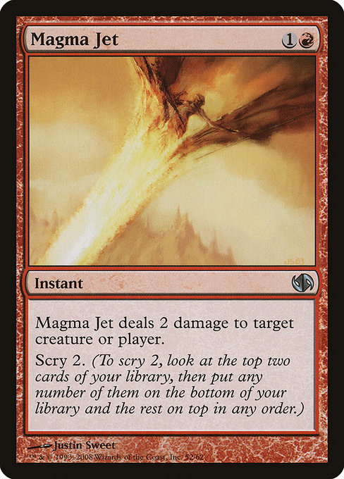 Magma Jet - Duel Decks: Jace vs. Chandra Uncommon Card