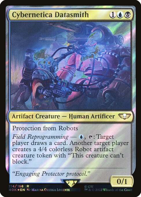 Cybernetica Datasmith - Warhammer 40,000 Commander Rare Card