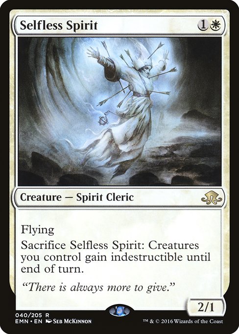 Selfless Spirit - Eldritch Moon Rare Card
