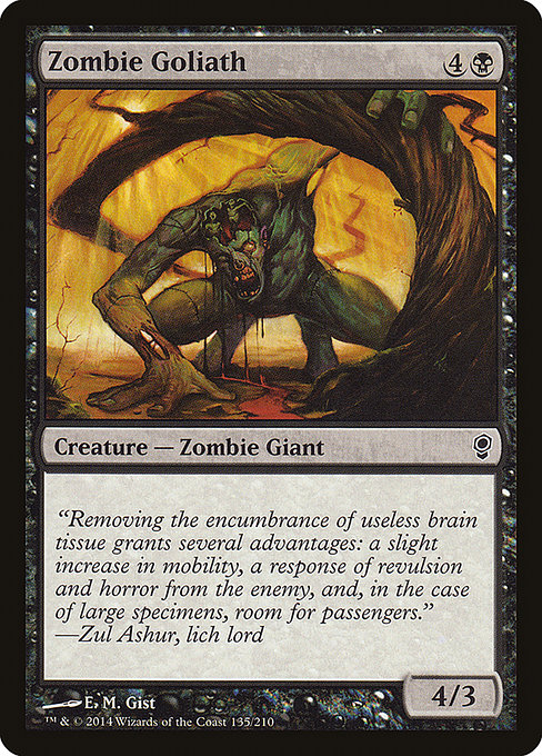 Zombie Goliath - Conspiracy Common Card