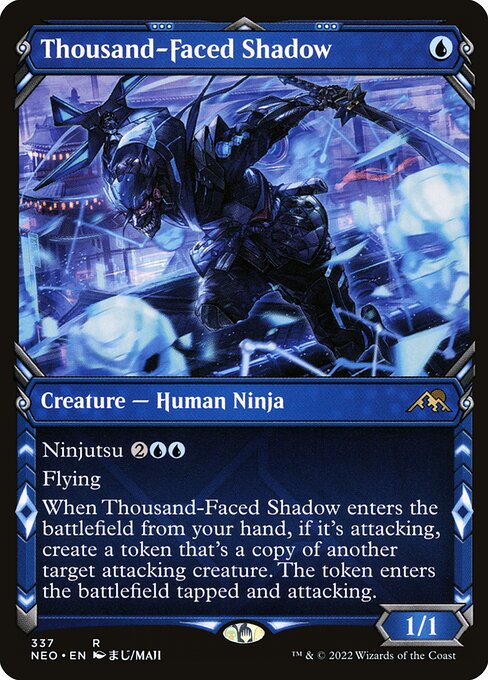 Thousand-Faced Shadow - Kamigawa: Neon Dynasty Rare Card