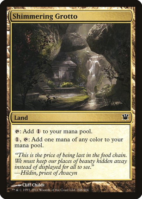Shimmering Grotto - Innistrad Common Card