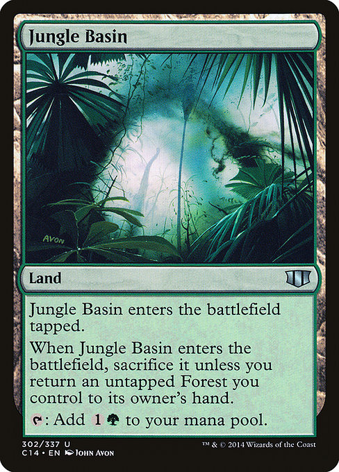 Jungle Basin - Commander 2014 Uncommon Card