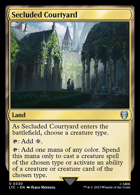 Secluded Courtyard - Tales of Middle-earth Commander Uncommon Card