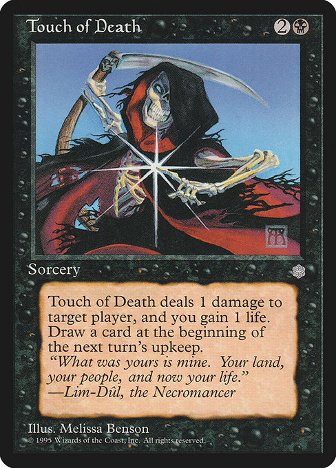 Touch of Death - Ice Age Common Card