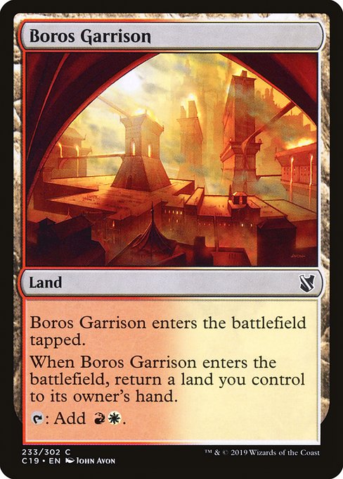 Boros Garrison - Commander 2019 Common Card