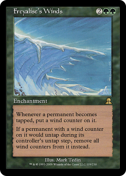 Freyalise's Winds - Masters Edition III Rare Card