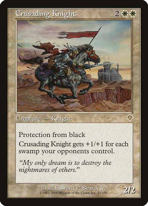 Crusading Knight - Invasion Rare Card
