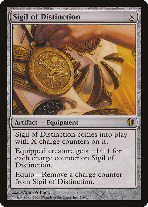 Sigil of Distinction - Shards of Alara Rare Card