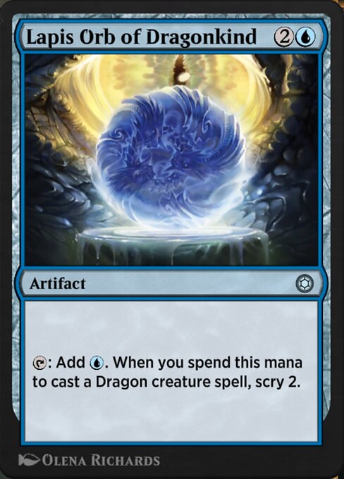 Lapis Orb of Dragonkind - Alchemy Horizons: Baldur's Gate Uncommon Card