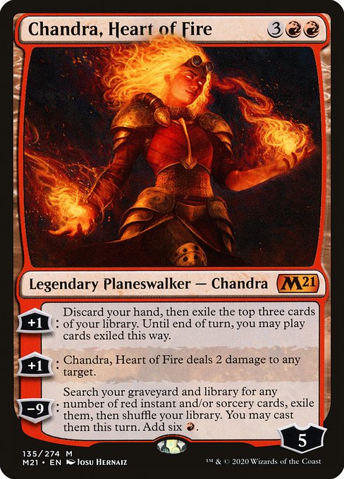Chandra, Heart of Fire - Core Set 2021 Mythic Card