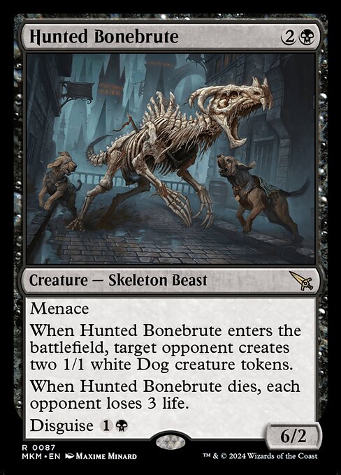Hunted Bonebrute - Murders at Karlov Manor Rare Card