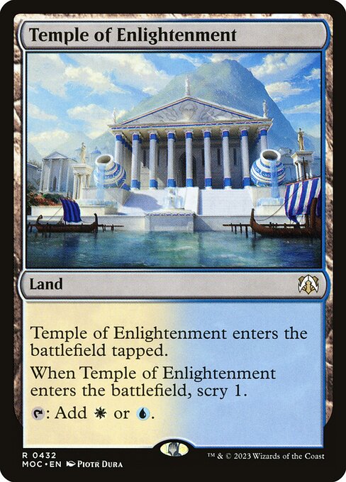 Temple of Enlightenment - March of the Machine Commander Rare Card