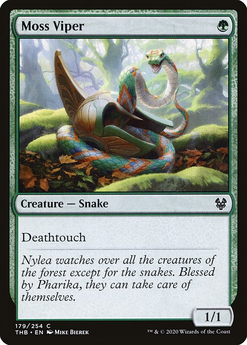 Moss Viper - Theros Beyond Death Common Card
