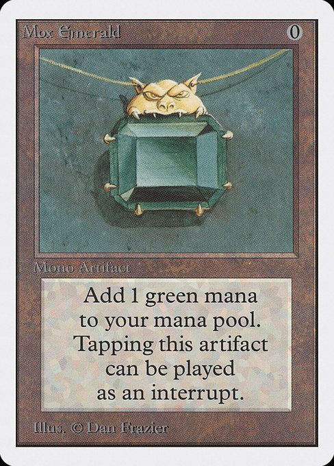 Mox Emerald - Unlimited Edition Rare Card