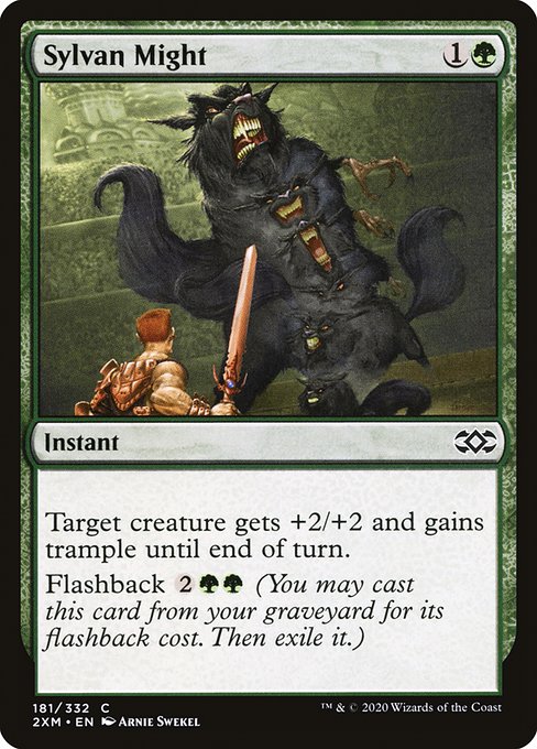 Sylvan Might - Double Masters Common Card