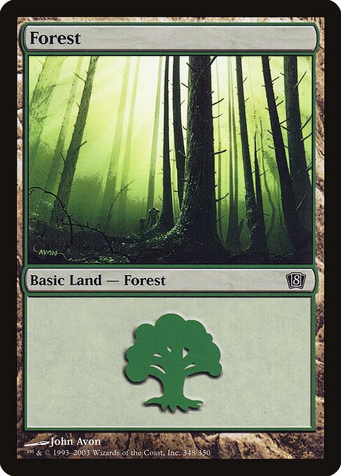 Forest - Eighth Edition Common Card