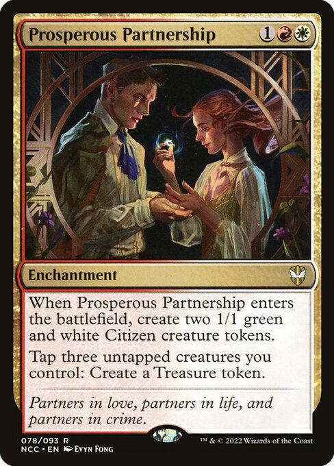 Prosperous Partnership - New Capenna Commander Rare Card