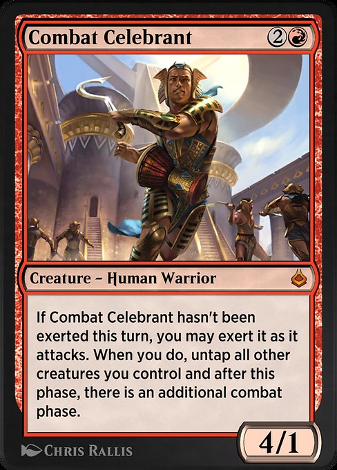 Combat Celebrant - Amonkhet Remastered Mythic Card