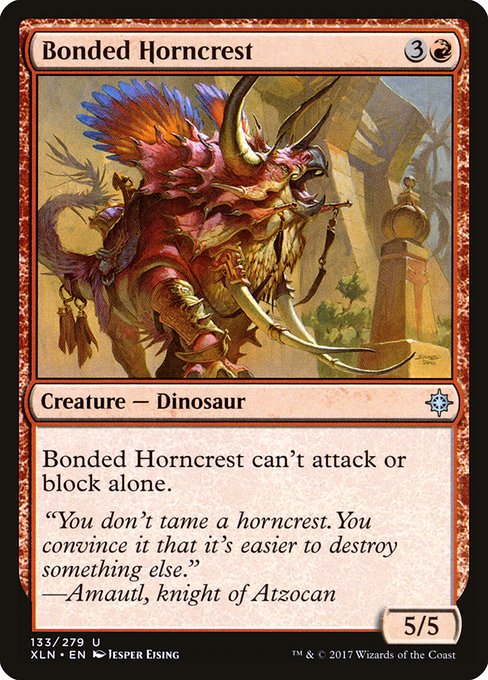 Bonded Horncrest - Ixalan Uncommon Card
