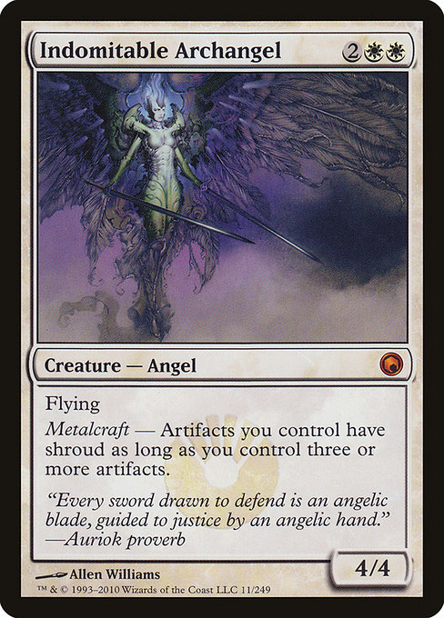 Indomitable Archangel - Scars of Mirrodin Mythic Card