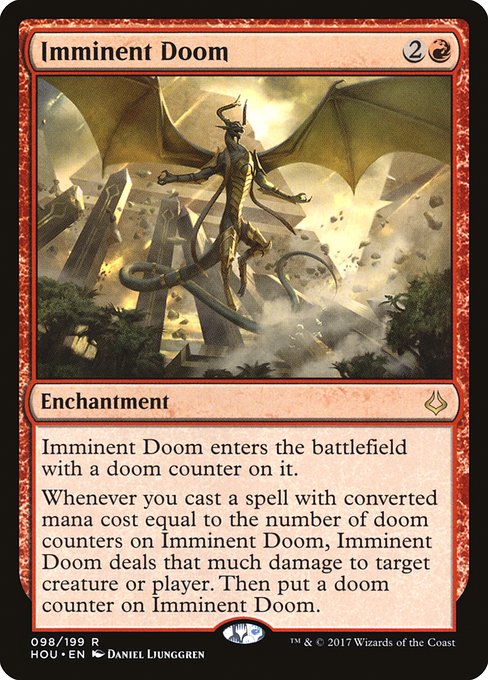 Imminent Doom - Hour of Devastation Rare Card