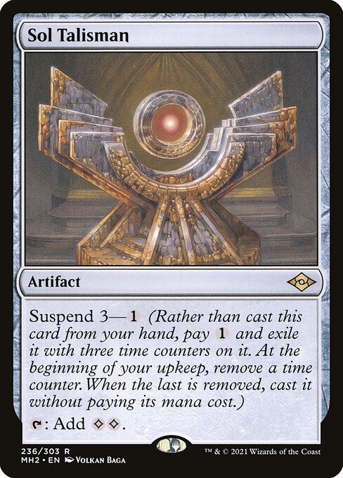 Sol Talisman - Modern Horizons 2 Rare Card