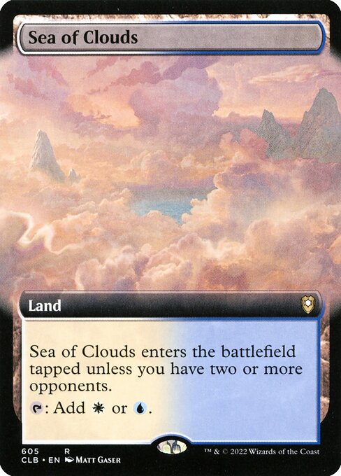 Sea of Clouds - Commander Legends: Battle for Baldur's Gate Rare Card
