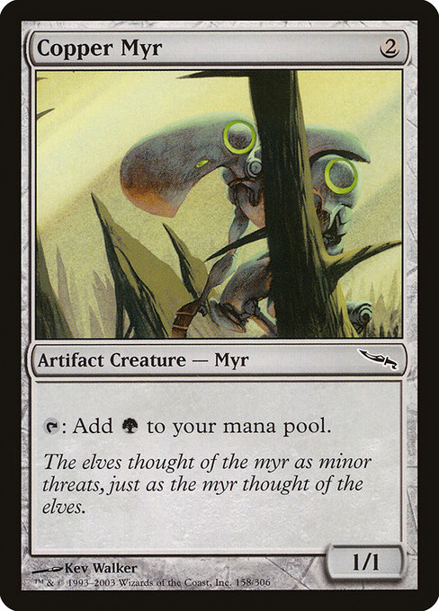 Copper Myr - Mirrodin Common Card