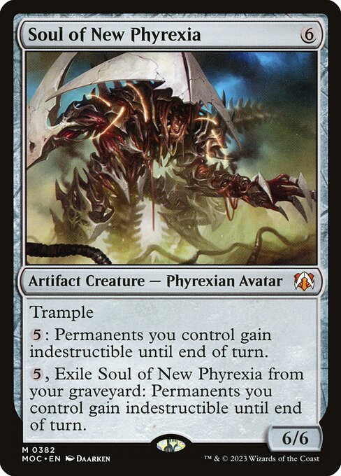 Soul of New Phyrexia - March of the Machine Commander Mythic Card
