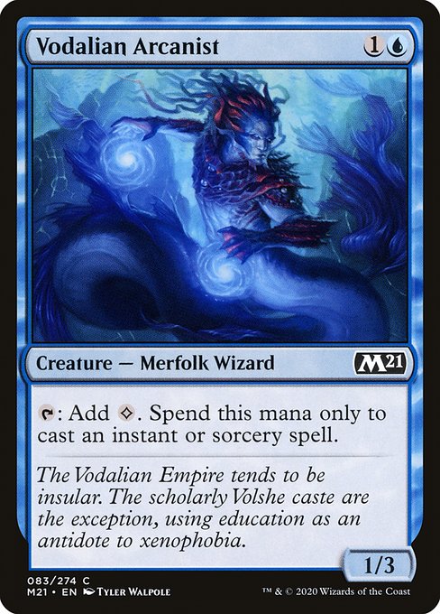 Vodalian Arcanist - Core Set 2021 Common Card