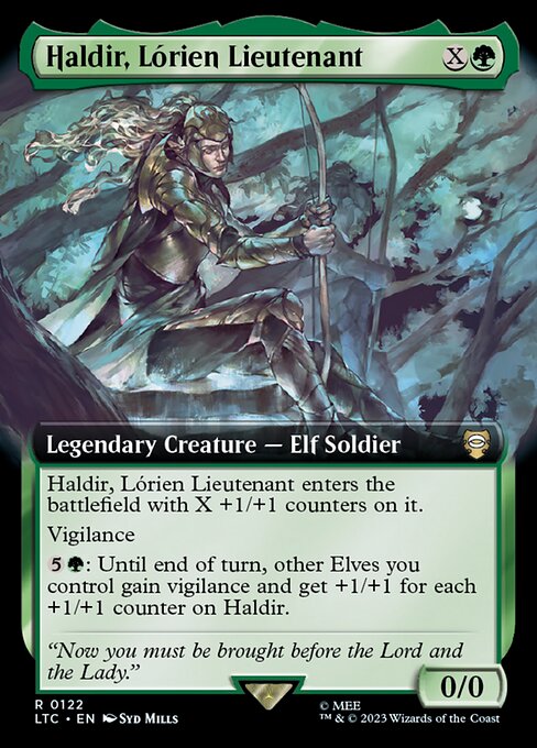 Haldir, Lórien Lieutenant - Tales of Middle-earth Commander Rare Card