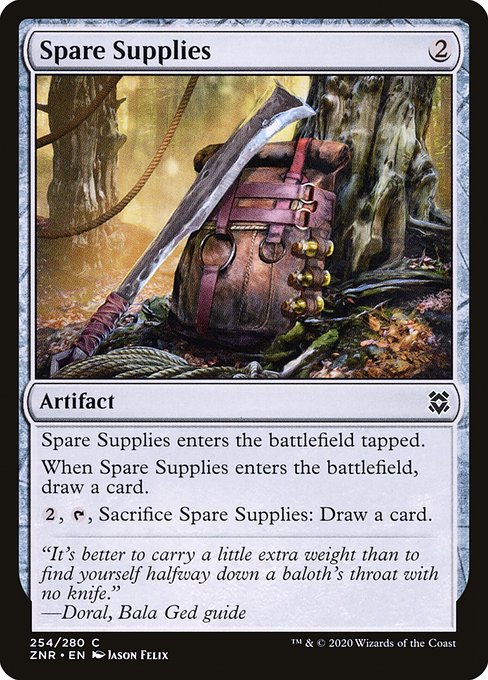 Spare Supplies - Zendikar Rising Common Card