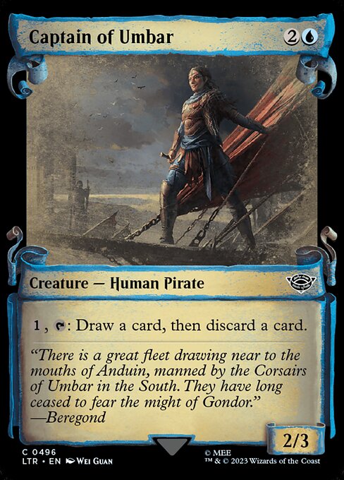 Captain of Umbar - The Lord of the Rings: Tales of Middle-earth Common Card
