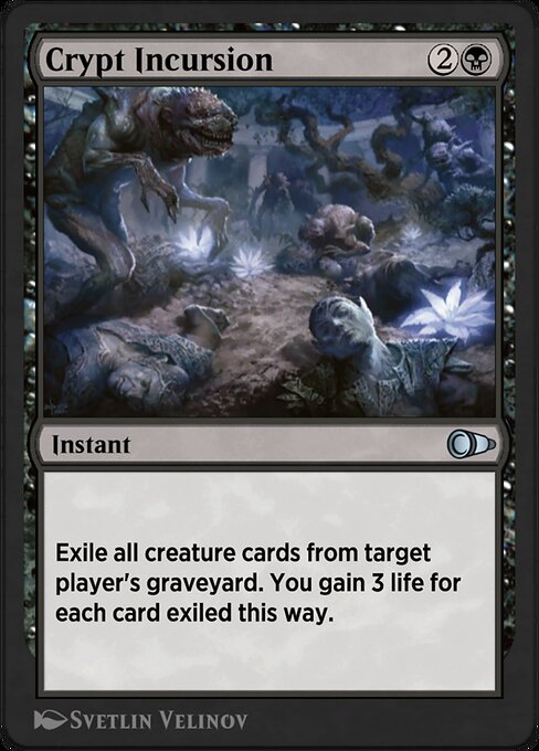 Crypt Incursion - Pioneer Masters Uncommon Card