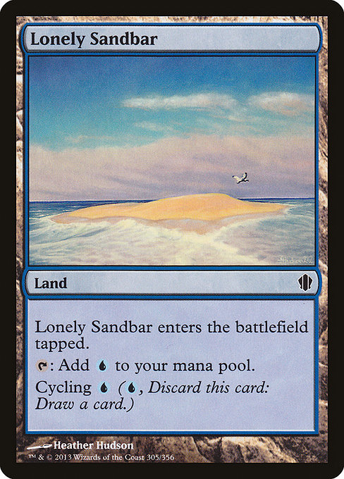 Lonely Sandbar - Commander 2013 Common Card