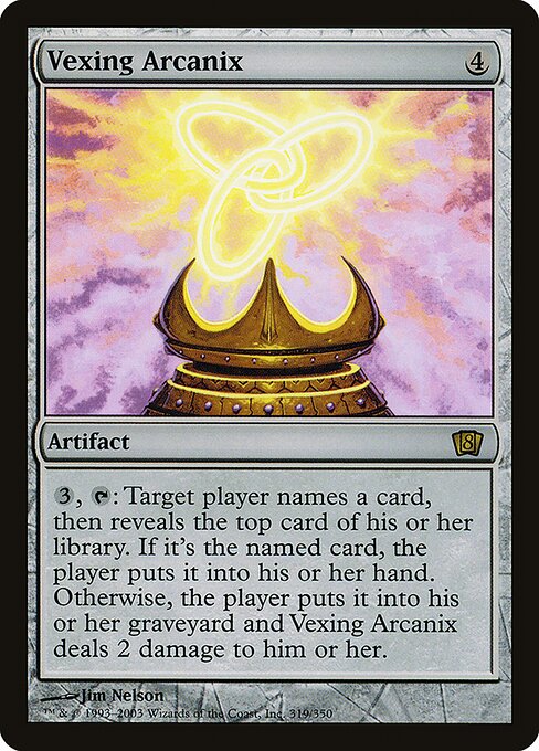 Vexing Arcanix - Eighth Edition Rare Card