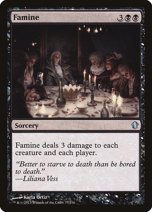 Famine - Commander 2013 Uncommon Card