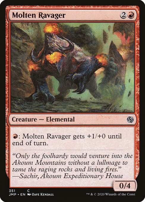 Molten Ravager - Jumpstart Common Card
