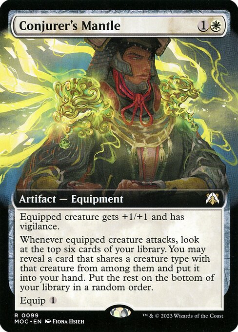 Conjurer's Mantle - March of the Machine Commander Rare Card