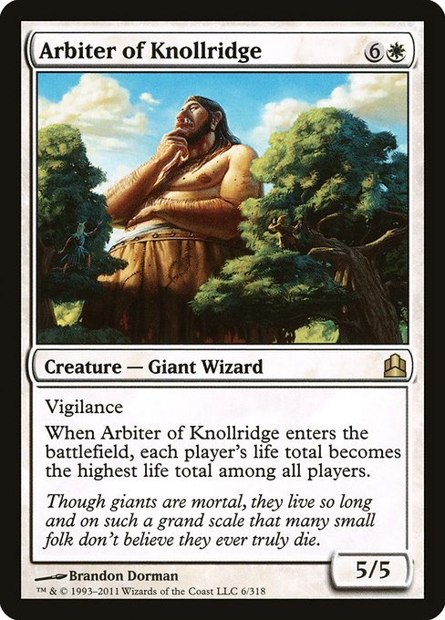Arbiter of Knollridge - Commander 2011 Rare Card