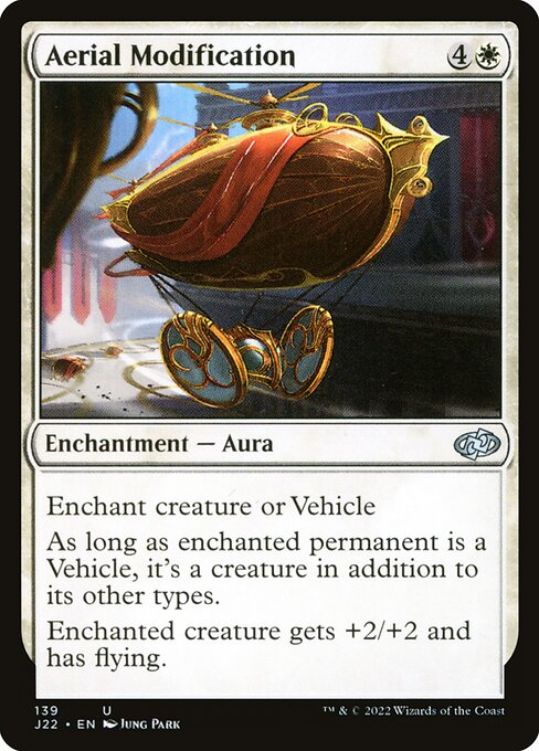 Aerial Modification - Jumpstart 2022 Uncommon Card
