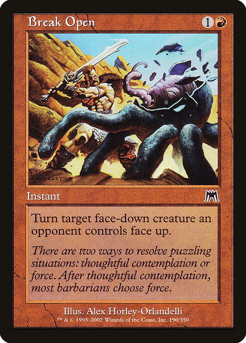 Break Open - Onslaught Common Card