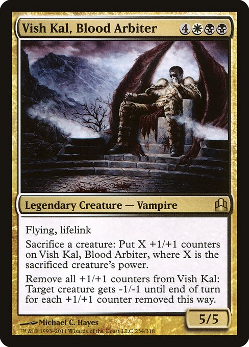 Vish Kal, Blood Arbiter - Commander 2011 Rare Card