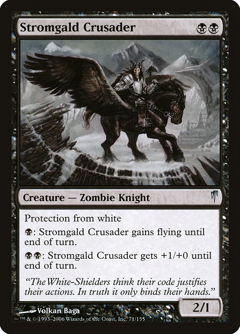 Stromgald Crusader - Coldsnap Uncommon Card