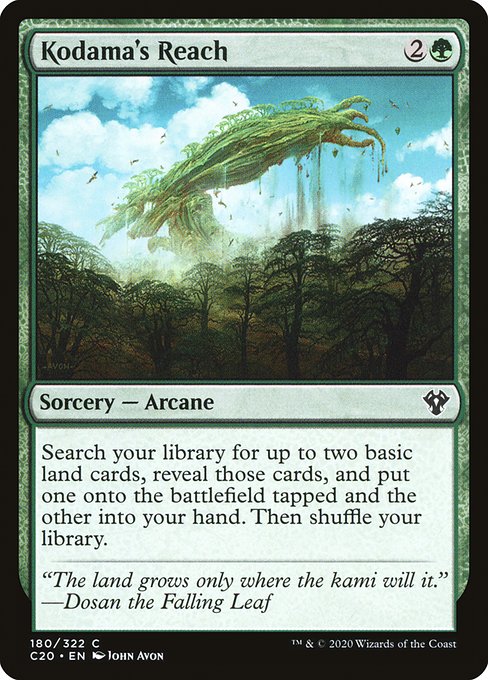 Kodama's Reach - Commander 2020 Common Card
