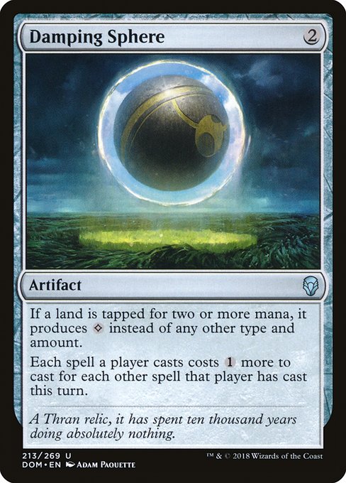 Damping Sphere - Dominaria Uncommon Card