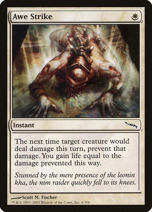 Awe Strike - Mirrodin Common Card