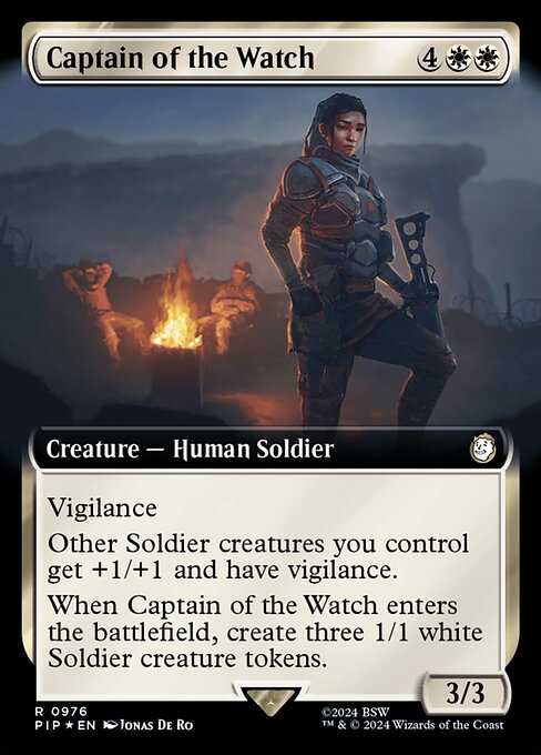 Captain of the Watch - Fallout Rare Card