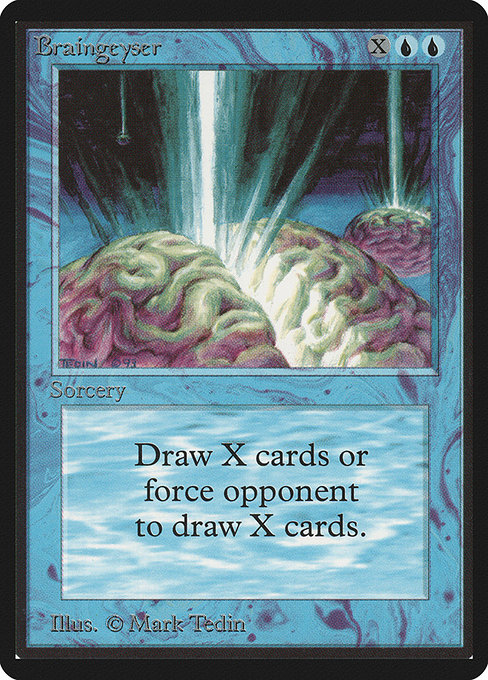Braingeyser - Limited Edition Beta Rare Card